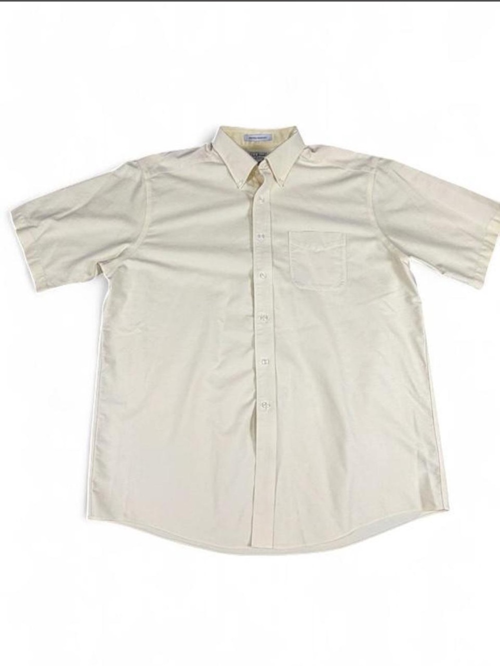 L.L. Bean Men's Short-Sleeve Button-Down Shirt in Yellow